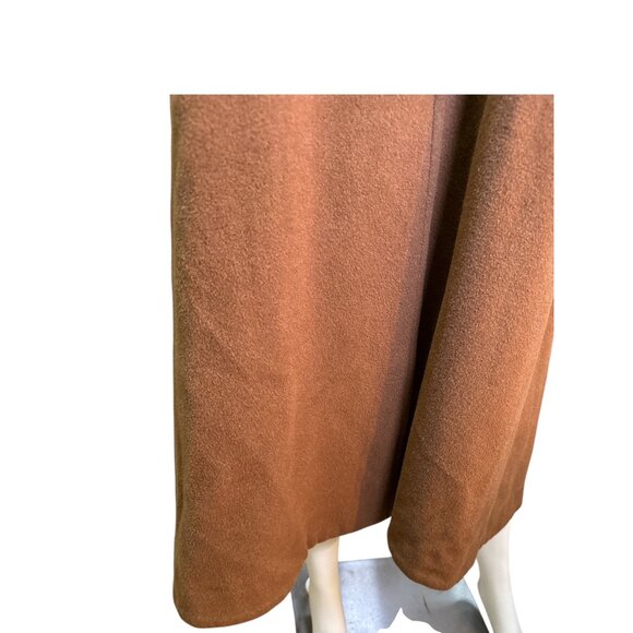 Regency Vintage Womens Long PeaCoat Pure Camel Hair Brown Winter Sz Missing EUC - Picture 2 of 6